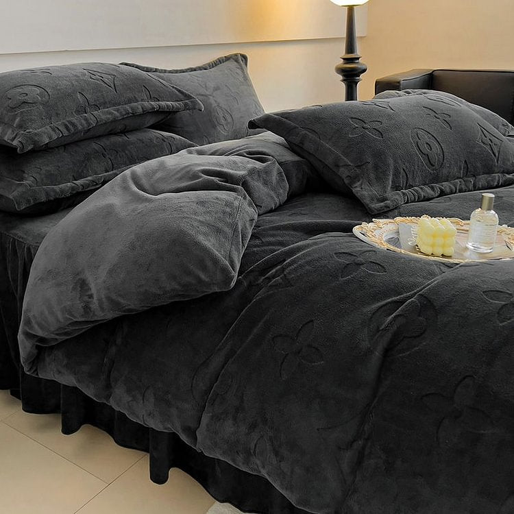 4-Piece Bedding Set Duvet Cover, Pillowcases & Fitted Sheet