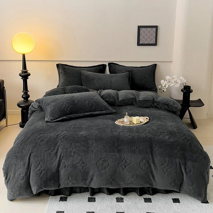 4-Piece Bedding Set Duvet Cover, Pillowcases & Fitted Sheet